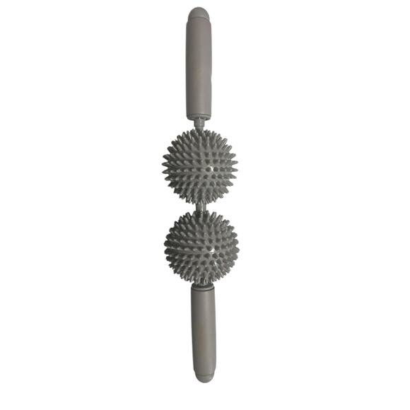 Physique 57 Massage Roller Handheld  Back And Body Muscle Massager Gray - Picture 1 of 3